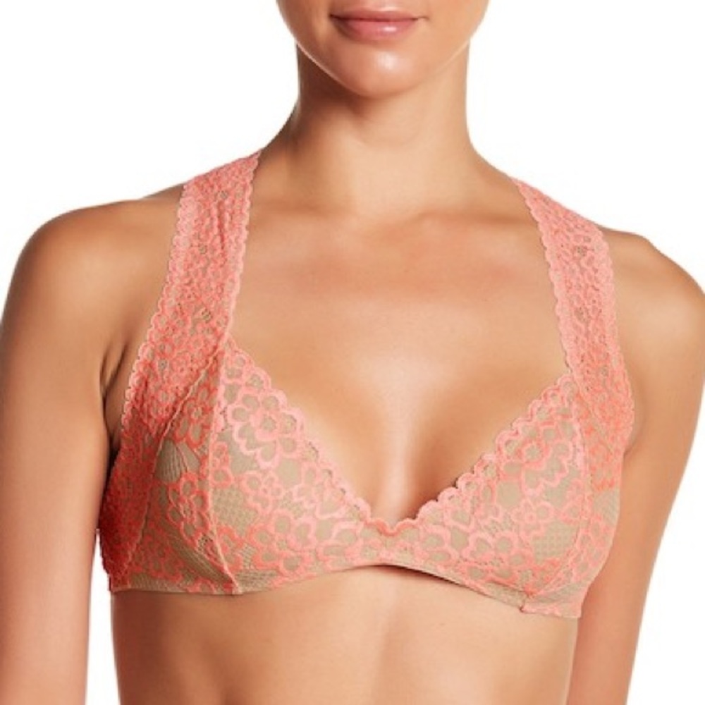 NWOT Free People Upside Down Lace Bra